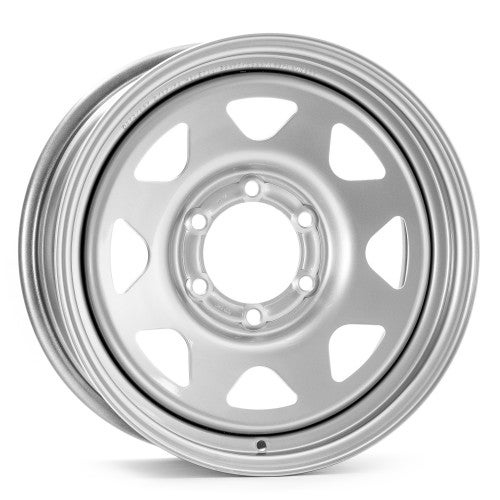 DEMO Ter&auml;svanne Dotz Dakar Silver | 7x15 | 6x139,7 | ET12 | KR110 mm (HUOM! Ilman keskikuppia!)