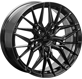 Alumiinivanne MONACO WHEELS Ff2 Gloss Black | 8x18 | 5x114,3 | ET40 | KR67,1
