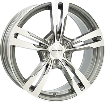 Alumiinivanne MONACO WHEELS Gp4 Anthracite / Polish | 9,5x21 | 5x112 | ET35 | KR66,6