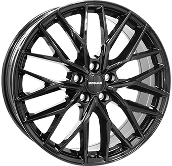 Alumiinivanne MONACO WHEELS Gpx Gloss Black | 8x19 | 5x108 | ET45 | KR63,4