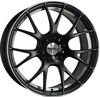 Alumiinivanne MONACO WHEELS Mirabeau Dull Black / Polished | 8,5x19 | 5x120 | ET20 | KR74,1