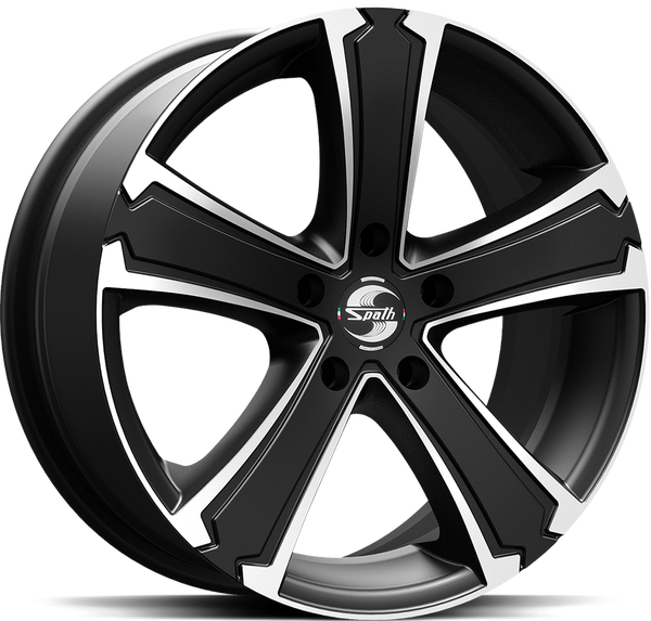 Alumiinivanne SPATH SP42 H Black Special Lip Pol | 6,5x15 | 5x112 | ET45 | KR66,6 mm