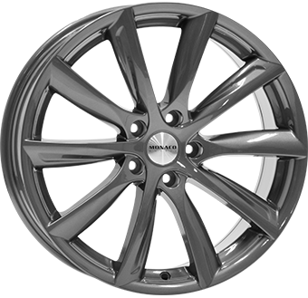 Alumiinivanne MONACO WHEELS Gp6 Anthracite Dark | 8x18 | 5x112 | ET28 | KR66,6